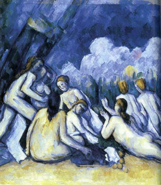 Paul Cezanne Les Grandes Baigneuses France oil painting art